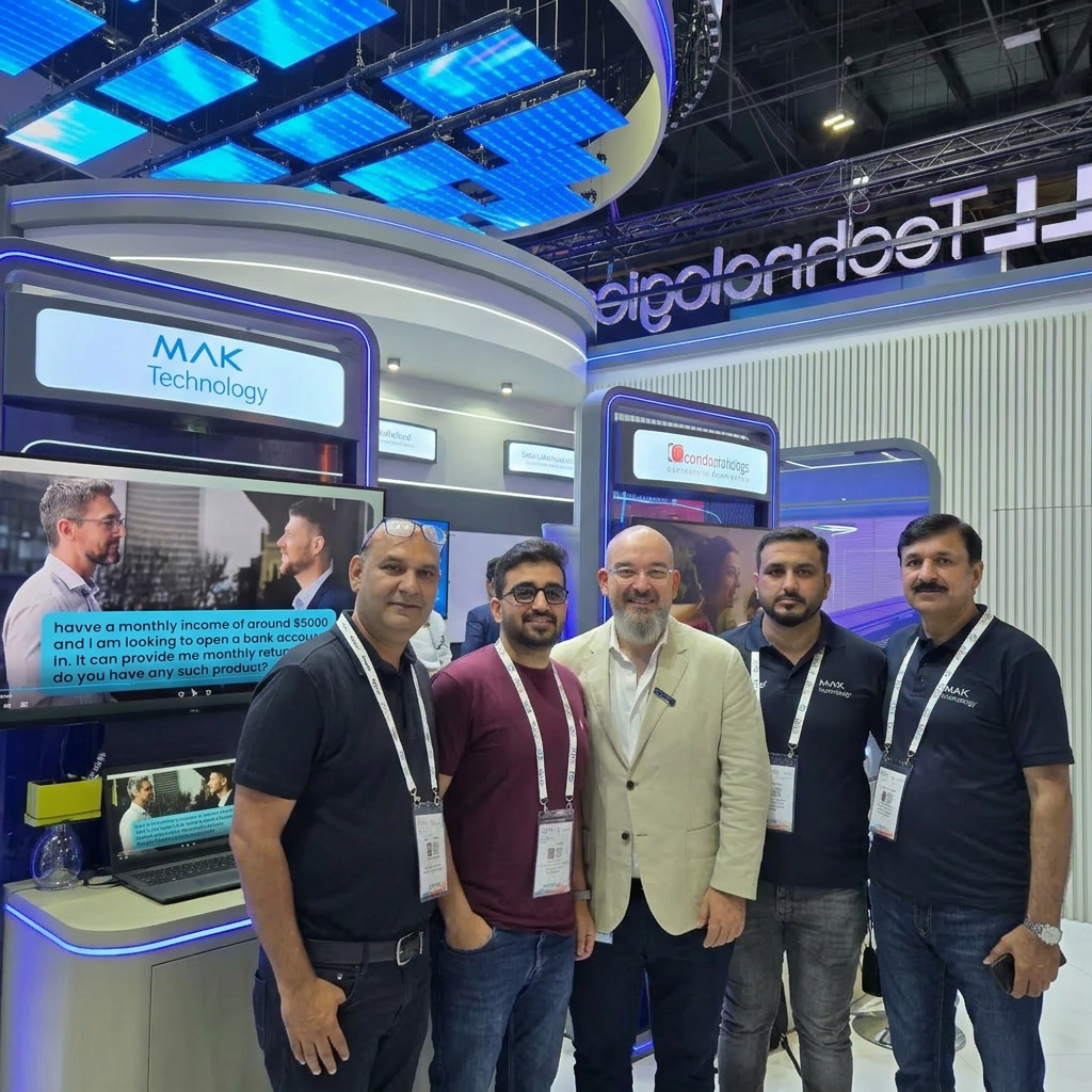 MAK Technology team at GITEX